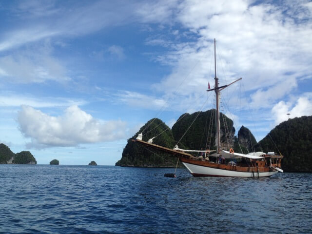 Picture of liveaboard in Raja Ampat boat