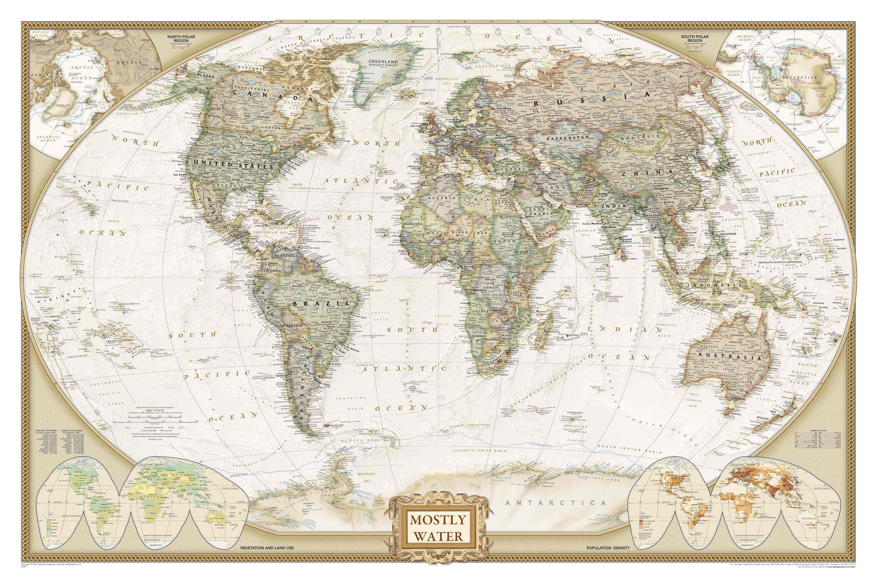 Picture of World Antique Map