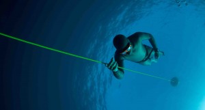 Picture of a Freedive doing mouthfill workshop