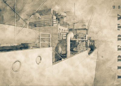 Picture of liberty wreck drawing